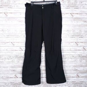 GERRY Womens Snow Pants L Stretch Water Resistant Fleece Lined Black 739A